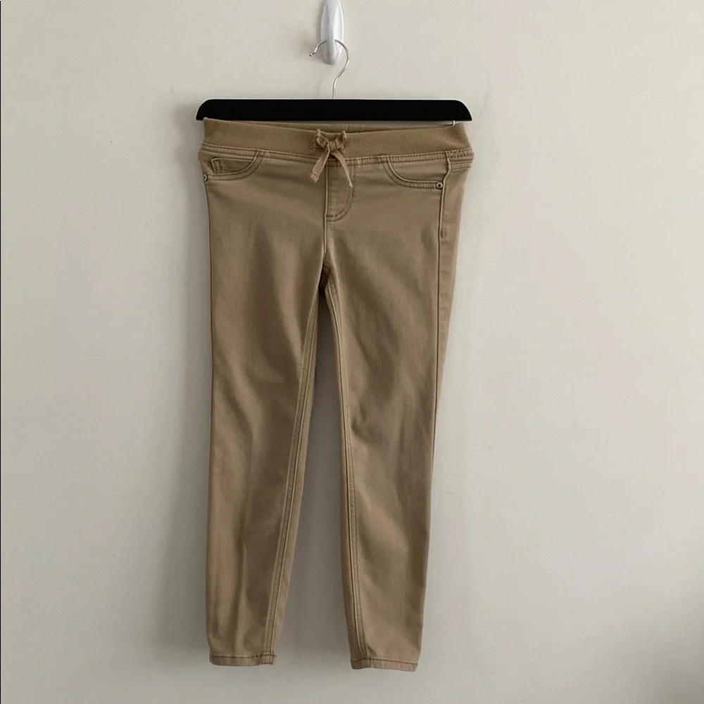 Girls  Tan Jeggings M